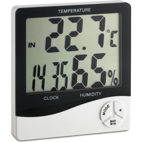 Thermo-hygromètre numérique TFA 30.5031, blanc