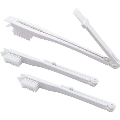 Brosse à Bouteille Multi-usages - 3 brosses à Bouteille et à Paille, Brosse à crevasses, pour la Maison, la Cuisine et la Salle de Bain