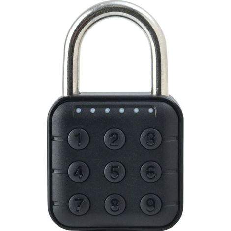 Combination lock for lockers, locker lock and gym locker lock – High security, easy to use for gym, school, travel, outdoors (Grey) (1/4)