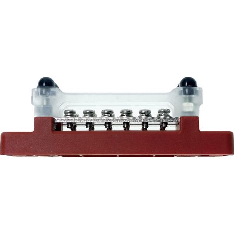 RV and Yacht Busbar 16-way Dual Row 2+6 Busbar M6 250A Red 12V-36V (1/4)