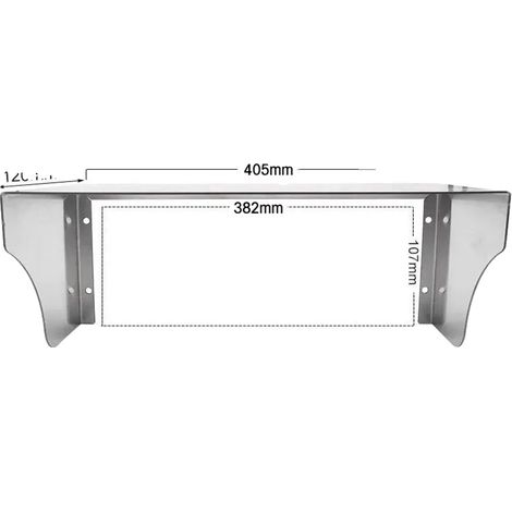 Tapa para enchufe, acero inoxidable, diseño resistente a la intemperie, 405 mm (1/2)