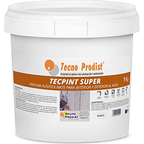 Tecno Prodist Tecpint Super - Pintura al Agua para Interior y Exterior