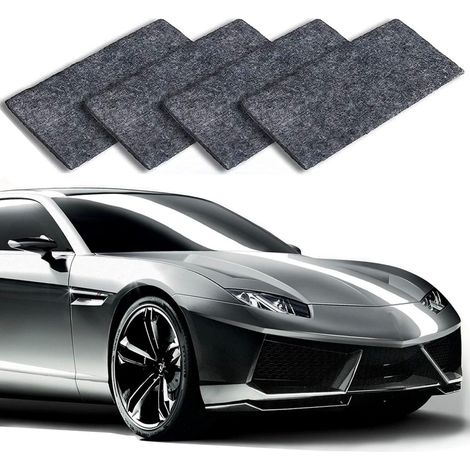 Nano Sparkle Tuch, Magic Nano Sparkle Tuch pour réparation de carrosserie automobile, Nano Magic Tuch Car Scratch Remover pour réparation (4 pièces) (1/5)