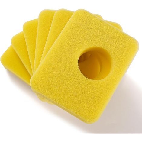 6 Pièces Filtres à Air pour Tondeuses 799579, 799579 Filtre à Air, Filtre à Air en Mousse 799579, Compatible avec Briggs & Stratton 590581 08P502 08P602 09P602 (1/5)