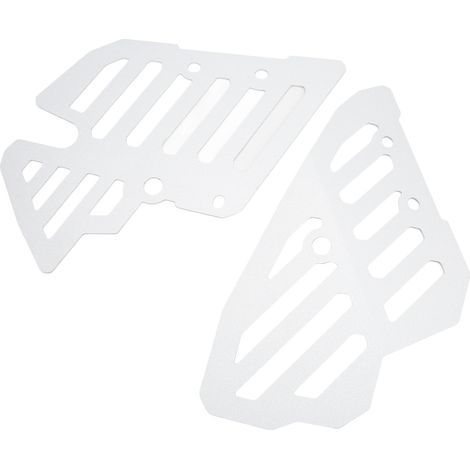 2 Stück Motorradmotorschutz, Drosselklappenschutz, silberfarben (1/5)