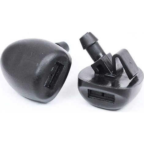 2Pcs Buses de lave-glace de pare-brise avant Buse de jet de lave-glace de pare-brise pour Peugeot 206 206+ 407 (1/5)