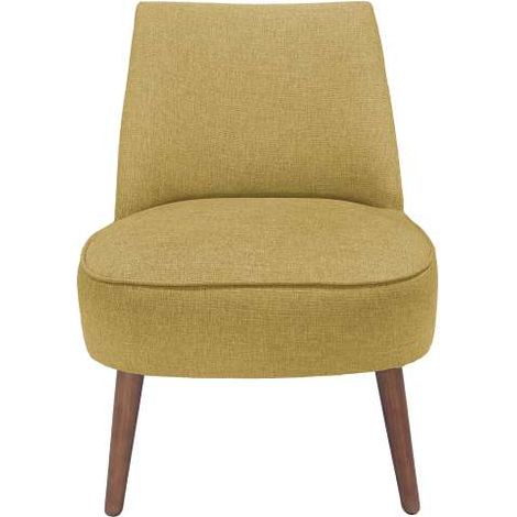 Domo Mea Poltroncina Luna Gialla 57x70x74 cm - Seduta Imbottita Interno (1/5)