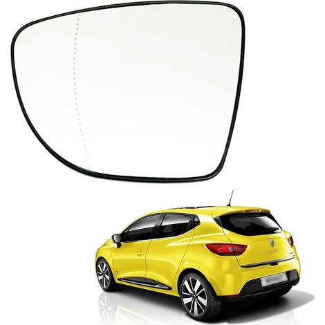 Außenspiegelglas links, Außenspiegelglas-Ersatz, beheiztes Außenspiegelglas links, kompatibel mit Renault Clio 4 Captur Zoe 2013-2020 (1/5)