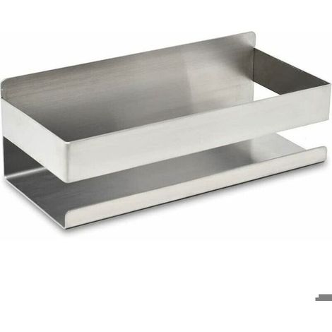 Etagere salle de bain pour shampoing et gel douche Rangement douche chromé Etagere douche sans perçage Support douche à ventouse (1/4)