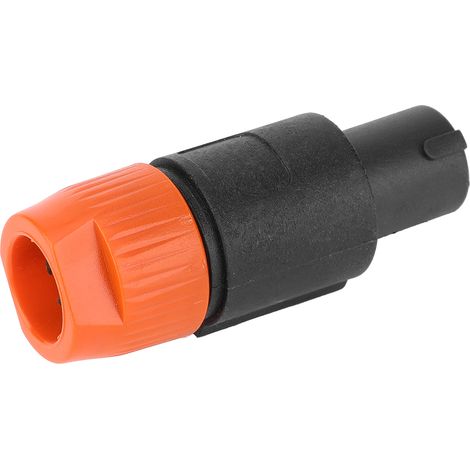 Connecteur enceinte NL4FC 10 pièces, fiche Speakon 4 broches étanche orange, raccord câble audio professionnel, connecteur haut-parleur robuste, lot de 10. (1/5)