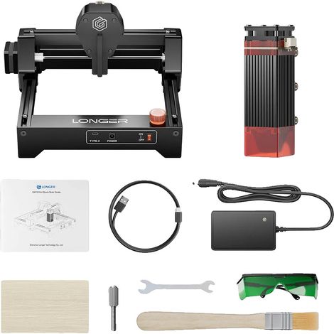 Graveur Laser, Haute Précision, Vitesse Rapide, LONGER RAY5 Mini 3.5W, UE (1/2)