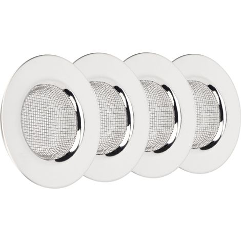 Lot de 4 filtres en acier inoxydable pour évier de cuisine et bonde de salle de bain portable (1/5)