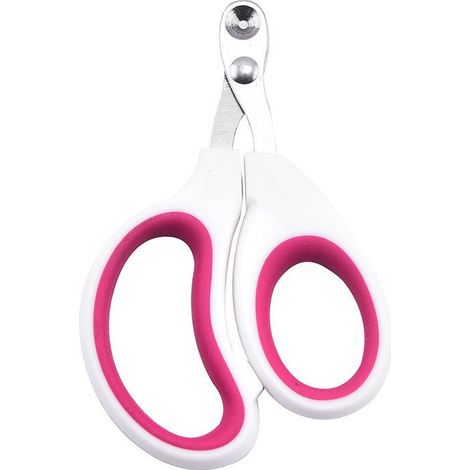 Pratique à Utiliser,COUPE AVEC PRÉCISION, Très bon coupe griffes pour les chats,Simple à Utiliser pour un Novice-Rose rouge (1/5)