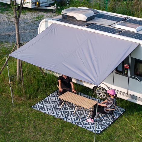 Auvent de Caravane Store Banne Camping Car 3000mm Etanche, Résistant aux UV pour Auvent Voiture SUV/Fourgon/Bus 2,96 m x 2,45 m (1/5)