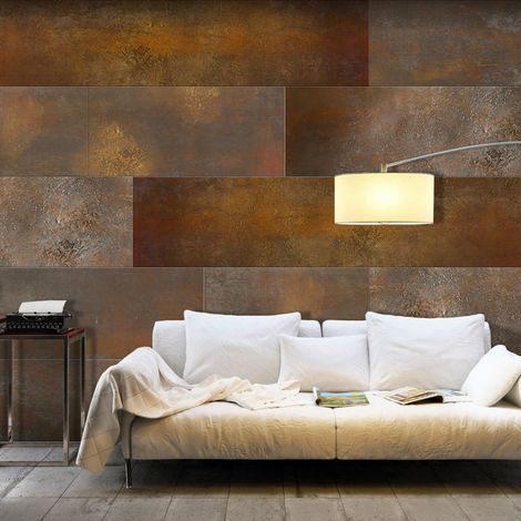 Papier peint cascade d'or - 150 x 105 cm (1/4)