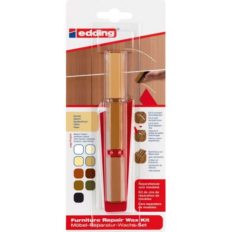 Edding Möbel-Reparaturwachs-Set 8901 buche Wachs