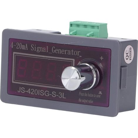 Simulateur Analogique de Générateur de Signal de Tension de Courant 4-20mA avec Affichage à 4 Chiffres pour les Tests de LED de Débogage PLC (1/5)