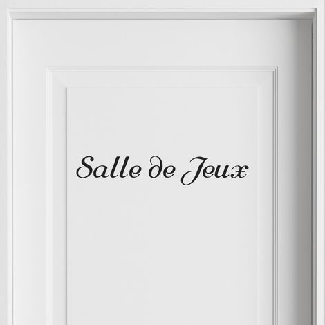 Sticker Mural - Salle de Jeux - 227x1297 cm - Noir (1/3)