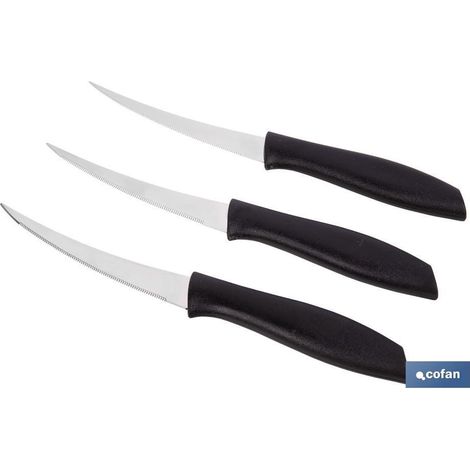 Pack de 3 cuchillos para fruta y verdura 21 cm (1/5)