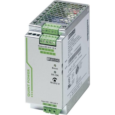 Phoenix Contact QUINT PS 24V DC 20A fuente de alimentación para riel