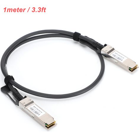 Câble en cuivre QSFP+ compatible H3C pour cybercafé, ligne de données photoélectrique de 1 à 7 mètres G04061