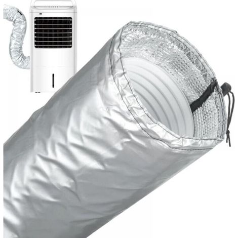 Housse De Protection Pour Tuyau De Climatisation, Protection Portable Pour Tuyau De Climatisation Isolation Pour Tuyaux De Climatiseur 150x15cm (1/4)