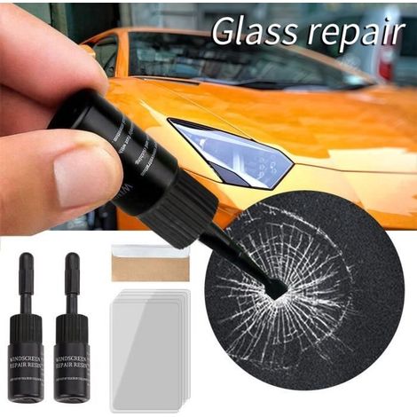 Fenêtre de voiture Verre Crack Chip Résine Pare-brise Réparation Pare-Brise Réparation DIY Tool Kit30ml Ahuhaok3916 (1/4)