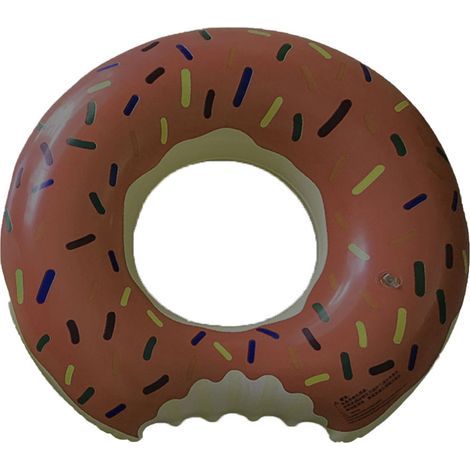 Runde Pool-Schwimmhilfe – Aufblasbarer Donut-Schwimmring – Für Pool, Garten, Strand, See – 1 Stück (1/5)