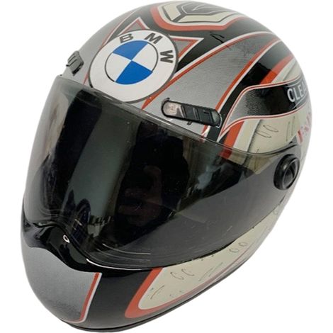 1 casque de moto décoration, design ours motard, en plastique résistant, pour collection ou décoration intérieure (1/5)