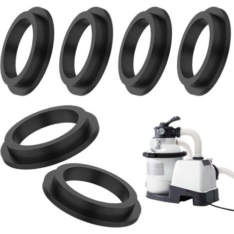 BUNTHAUS 6 Pièces Rondelles en Caoutchouc pour Pompe à Sable, Joints Toriques pour Piscine,Joints Toriques de Rechange pour Piscine,pour Intex 26323CA,26323EH,26331CA,26331EH,26337EH (1/5)