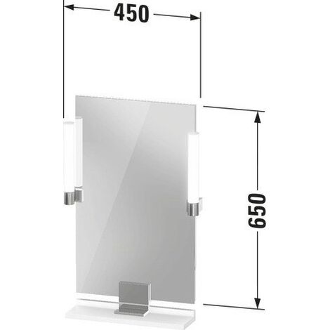 DURAVIT SV74200BDHH0000 Sivida miroir 450x650x36, LED, gradateur (1/2)