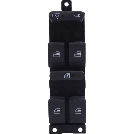 Jeffergarden Interrupteur de vitre électrique 18G959857A, côté conducteur avant gauche, 10 broches, régulateur électrique haute sensibilité de remplacement pour Seat Toledo 1M (1/5)