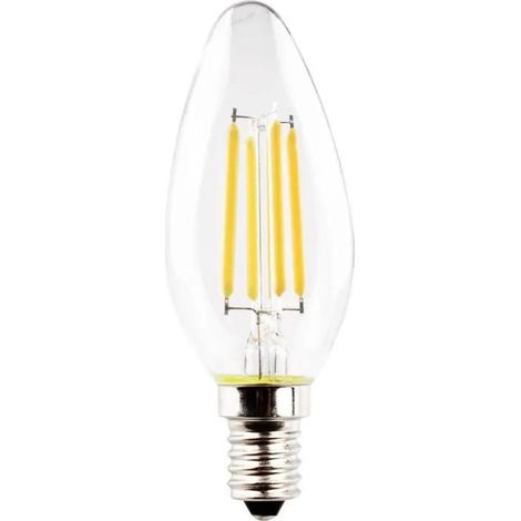 Müller Licht Lampadina LED a Candela 4,9 W Trasparente