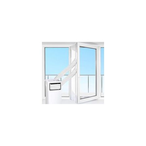 Kit Calfeutrage Climatiseur Mobile Porte Fenetre 400cm, Portable ac window vent kit (1/5)