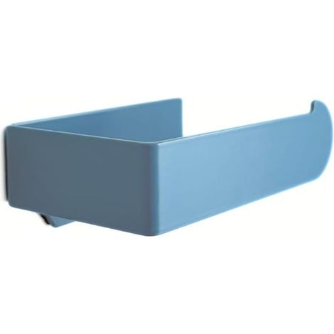 Porte-Papier Toilette Bleu en métal, adhésif, Made in Germany (1/5)