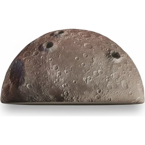 Cuscino a rullo oblungo con motivo lunare 3D (1/5)