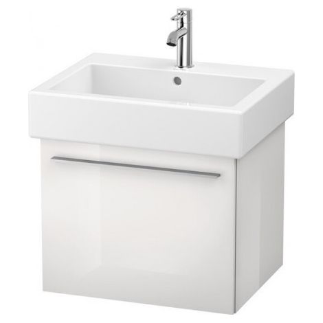 Duravit X-Large Meuble sous-lavabo suspendu 6044, 1 tiroir, 550mm, pour Vero, Couleur (avant/corps): Laque brillante Bleu Pierre - XL604404747