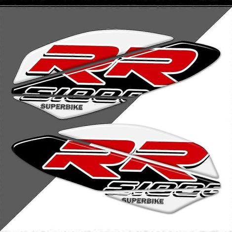 Protections adhésives pour BMW S1000RR, S 1000 RR, HP, HP2, HP4 : emblème de carénage, badge, protection de réservoir et de genou (2015-2021) - S1000RR6 (1/5)