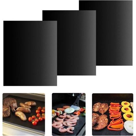 Tapis de cuisson - Noname - 33x40 cm - Anti-adhésif - Réutilisable - 3 pièces (1/4)