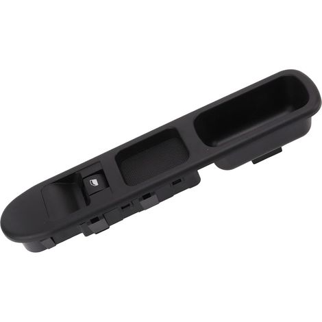 Interrupteur de Lève-vitre électrique, Interrupteur de Lève-vitre Côté Passager 6490.HQ ABS Noir Sensible pour 207 (1/5)