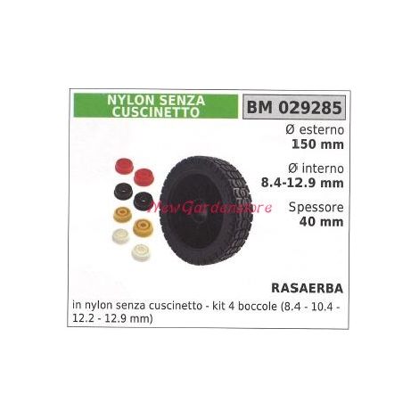 Ruota rasaerba tagliaerba tosaerba NEW GARDEN STORE 029285