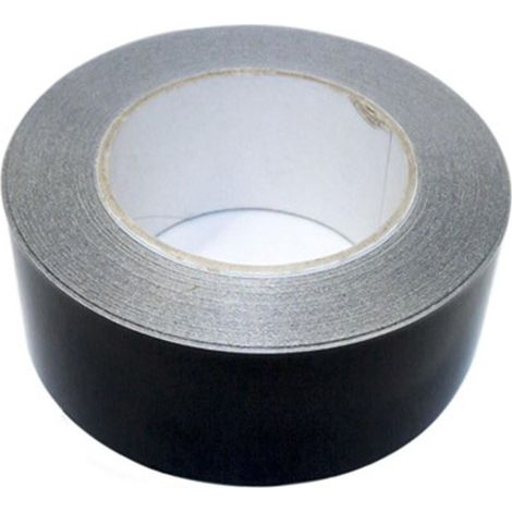 NASTRO IN ALLUMINIO ALTA TEMPERATURA NERO 9 MT PER TUBI STUFE - FER 223201 (1/2)