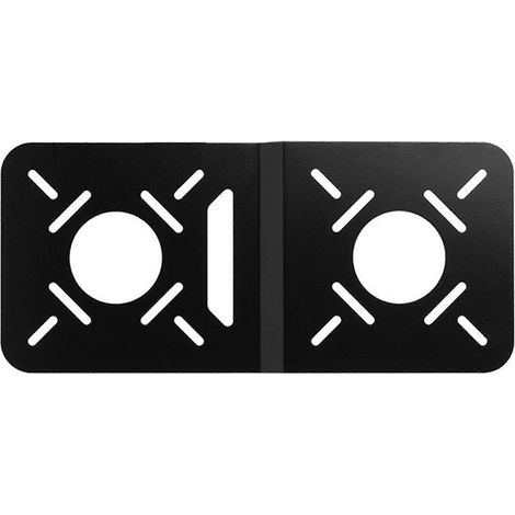 Support de montage VESA universel pour écran d'ordinateur, routeur et tablette, plaque de fixation métallique (1/5)