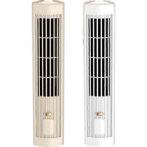 Ventilateur de bureau portable avec 3 vitesses et alimentation USB, idéal pour la climatisation et le refroidissement. (1/5)