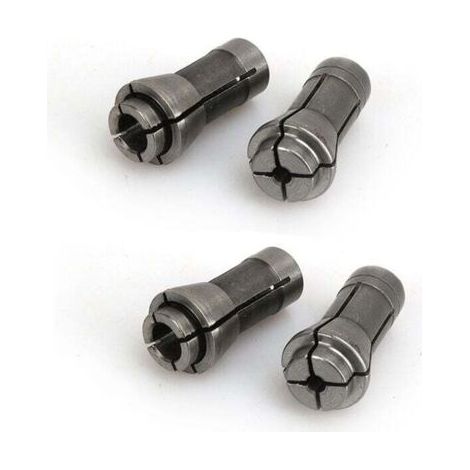 Pair Hochleistungs-Spannzangenfutter (2 x 3 mm + 2 x 6 mm) für Druckluftschleifer