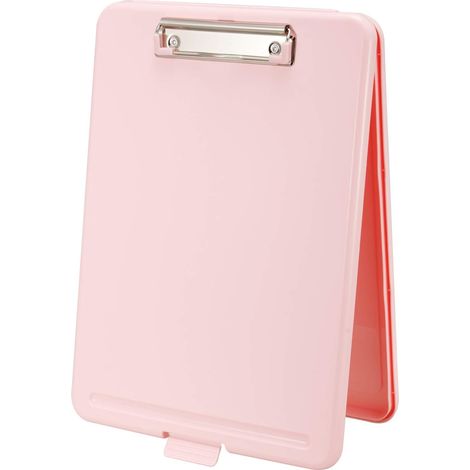 Classeur Plastique Avec Compartiment De Stockage - 340 x 240 x 23 mm - Clip Métallique À Faible Profil - Pour Bureau École Hôpital - 1 Pièce (1/5)