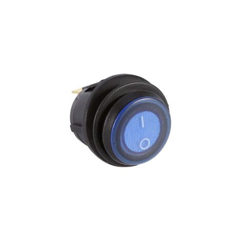 Interruptor de encendido/apagado redondo de 3 pines y 12 V 16 A para coches de slot Kyhole, duradero, para luces de techo intermitentes del chasis. (1/5)