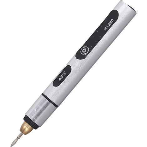 Mini-USB-wiederaufladbarer elektrischer Schleifer, 3-stufiges Rotationswerkzeug (im Uhrzeigersinn/gegen den Uhrzeigersinn), eingebauter Akku-Gravierstift zum Polieren und Schärfen (1/5)