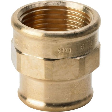 Manicotto di riduzione FF 1"x3/4" bronzo, filettatura Rp 266356 (1/3)