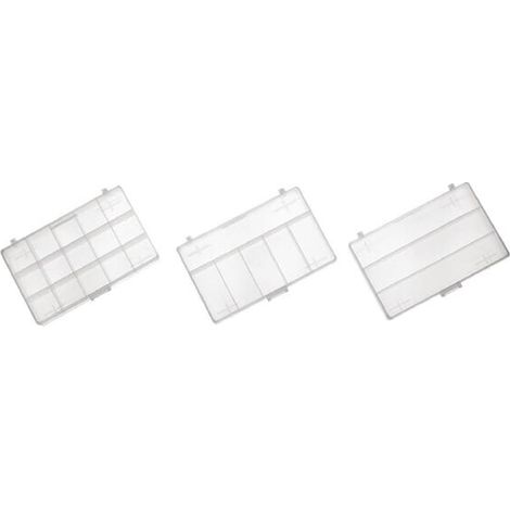 Juego de 3 cajas de pl谩stico FACOM BV21BP